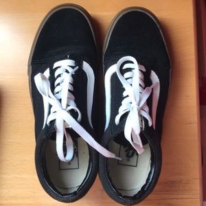 Old skool pro; brown gum sole